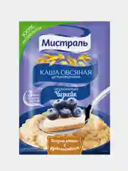 Каша овсяная МИСТРАЛЬ Черничный Чизкейк, 25 штук по 40 г