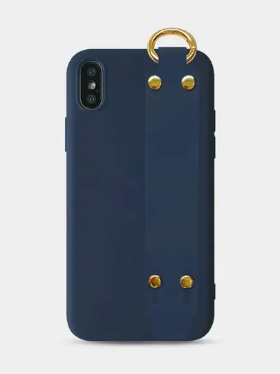 Синий чехол для iPhone 6/6S, 7/8/SE2020, 7 Plus/8 Plus, X/XS, XS Max, XR, 11/11 Pro/11 Pro Max