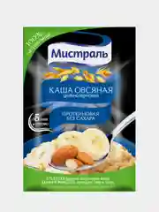 Каша овсяная МИСТРАЛЬ Протеиновая, 12 штук по 40 г