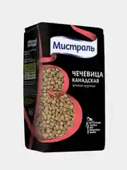 Чечевица МИСТРАЛЬ зеленая крупная Канадская, 450 г