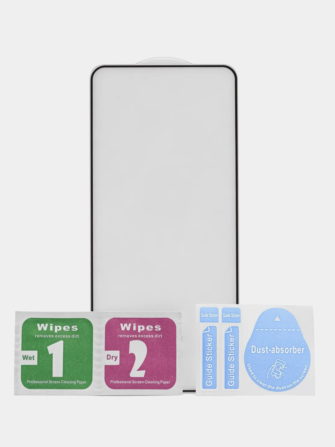 Черный защитное премиальное стекло для Samsung Galaxy S22 / S23 (Самсунг Галакси С22 / C23)