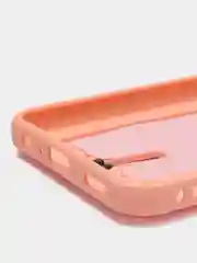 Коралловый чехол Samsung Galaxy A24 / Самсунг Галакси А24, силиконовый, с карманом для карты