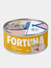 Тунец FORTUNA кусочками с маслом 185 г