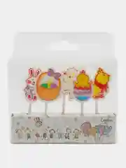 Горчичный свечи "С Днем Рождения!", 7 см, 5 шт