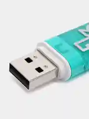 Зеленый флеш-накопитель USB, 5 объемов, SmartBuy Glossy 2.0, USB 2,0, 3,0