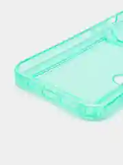 Бирюзовый чехол iPhone 11 15 Pro 14 Max 13 12 Xr Xs 6 7 8 Plus Se с карманом для карт прозрачный