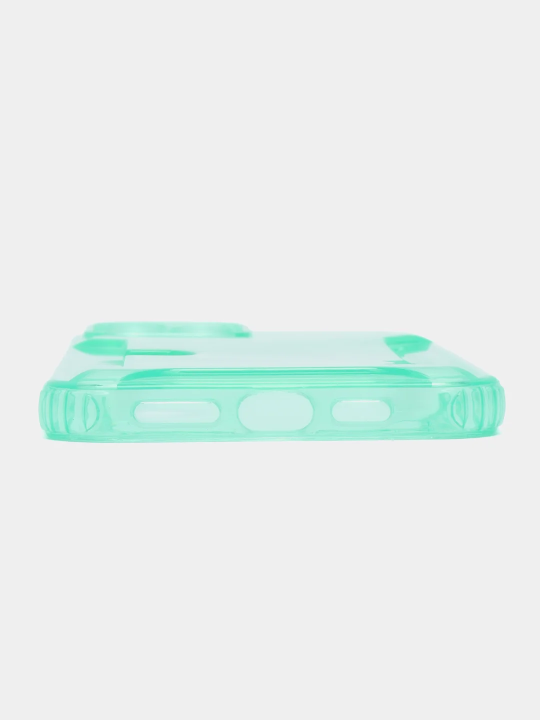 Бирюзовый чехол iPhone 11 15 Pro 14 Max 13 12 Xr Xs 6 7 8 Plus Se с карманом для карт прозрачный