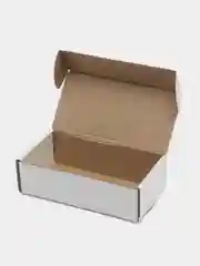Коробка Е-22, микрогофрокартон, белая, 17 х 9 х 5 см