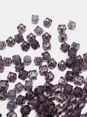 Серый бусины акриловые, 12, 10, 8, 6 мм, бусины для сумок, фасовка 100, 500 штук, 50 г