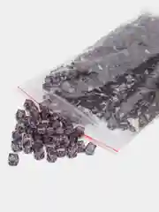 Серый бусины акриловые, 12, 10, 8, 6 мм, бусины для сумок, фасовка 100, 500 штук, 50 г