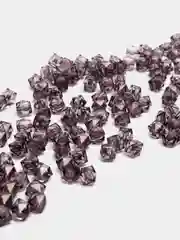 Тёмно-серый бусины акриловые, 12, 10, 8, 6 мм, бусины для сумок, фасовка 100, 500 штук, 50 г