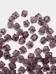 Тёмно-серый бусины акриловые, 12, 10, 8, 6 мм, бусины для сумок, фасовка 100, 500 штук, 50 г