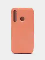 Коралловый чехол-книжка с прозрачным окном Honor10i/Honor 20pro/7apro/8x/9a/9x Lite