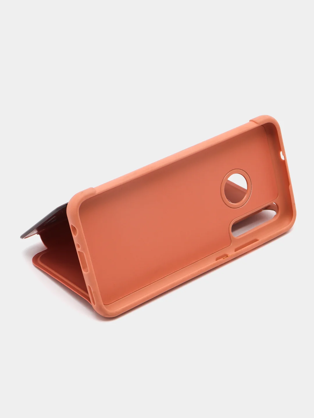 Коралловый чехол-книжка с прозрачным окном Honor10i/Honor 20pro/7apro/8x/9a/9x Lite
