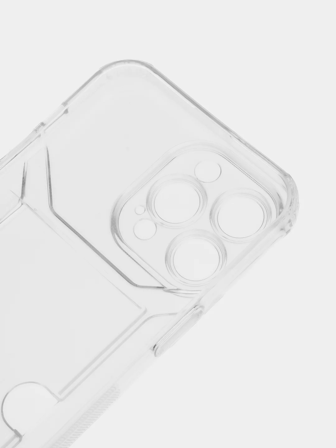 Прозрачный чехол iPhone 11 15 Pro 14 Max 13 12 Xr Xs 6 7 8 Plus Se с карманом для карт прозрачный