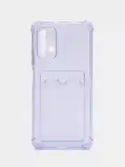 Лавандовый чехол силиконовый для Xiaomi Redmi 9T (Редми 9Т), прозрачный