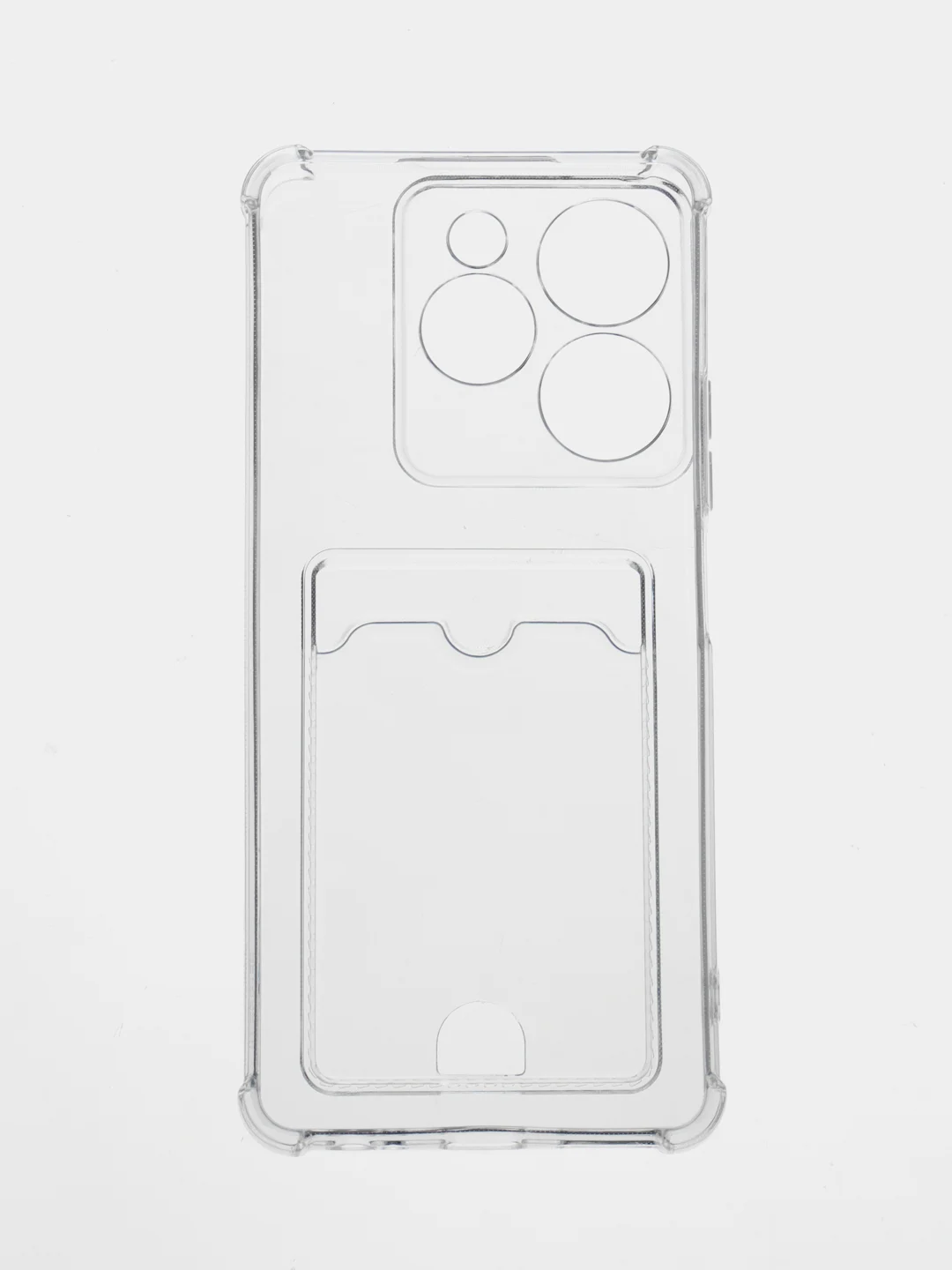 Мятный чехол Zibelino Silicone Card Holder для Tecno Spark 10 Pro