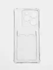 Мятный чехол Zibelino Silicone Card Holder для Tecno Spark 10 Pro