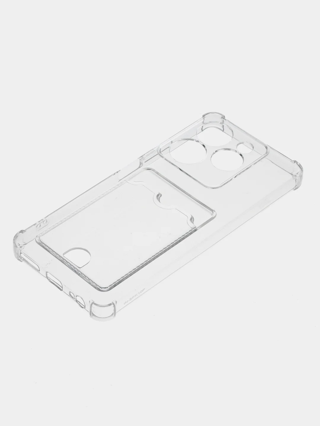 Мятный чехол Zibelino Silicone Card Holder для Tecno Spark 10 Pro