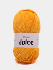 Светло-оранжевый пряжа плюшевая YarnArt Dolce (ЯрнАрт Дольче)