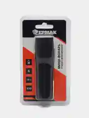 Ермак фонарь с фокусировкой, 0,75 Вт, LED, 3 x AAA, резинопластик, 11,5 х 3 см