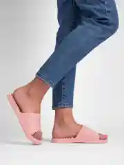 Розовый сланцы женские, с массажной стелькой,  3 цвета