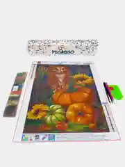 Алмазная мозаика, 30 х 40 см, "Сова", без подрамника
