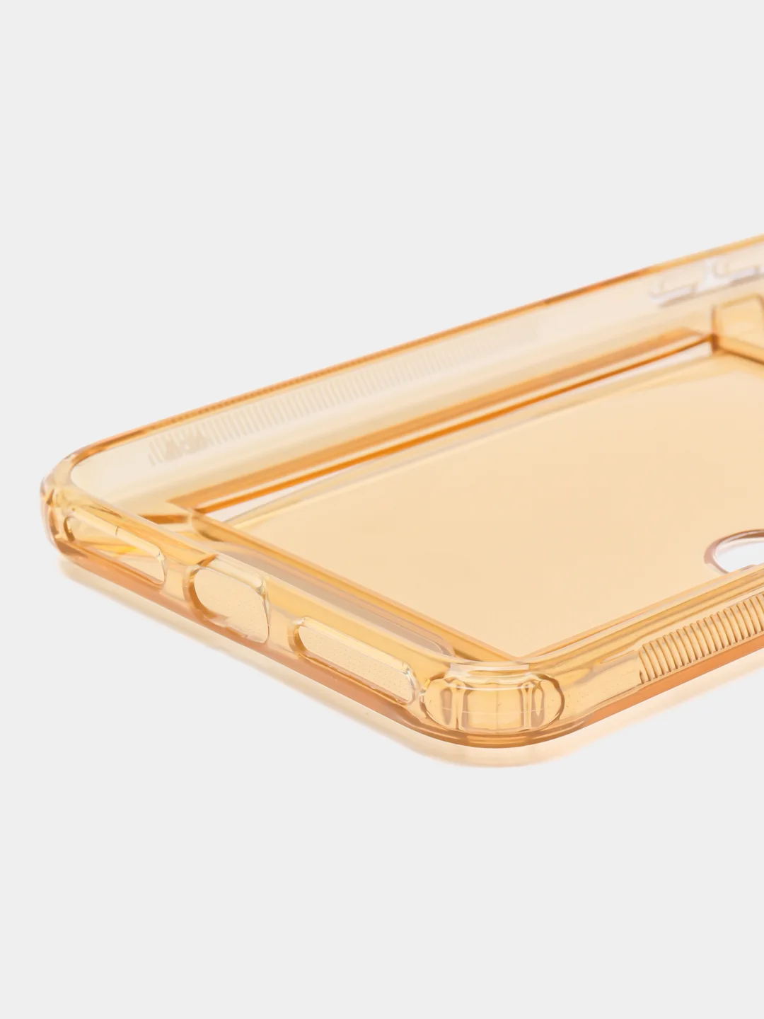 Бежевый чехол iPhone 11 15 Pro 14 Max 13 12 Xr Xs 6 7 8 Plus Se с карманом для карт прозрачный