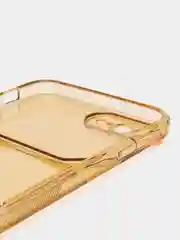 Бежевый чехол iPhone 11 15 Pro 14 Max 13 12 Xr Xs 6 7 8 Plus Se с карманом для карт прозрачный