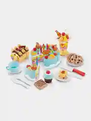 Торт на липучках с аксессуарами, 75 предметов
