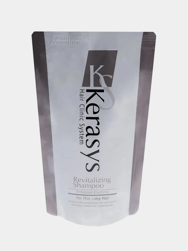 KeraSys Шампунь для волос Shampoo Revitalizing Clinic оздоравливающий, 500 мл, запасной блок