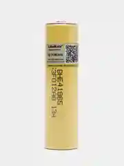 Аккумулятор литий-ионный 18650 Liitokala, 2500 mah, 20А, HE4, с наконечником и защитой