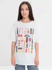 Футболка Oversized крой с принтом "Иероглифы"