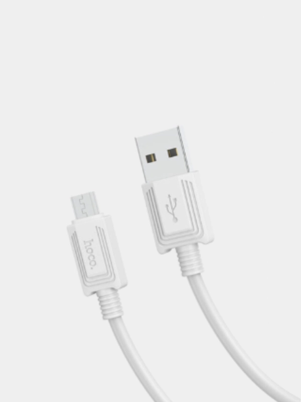 Кабель для зарядки Micro-USB hoco X73, прочный USB кабель 1 м, 2.4A