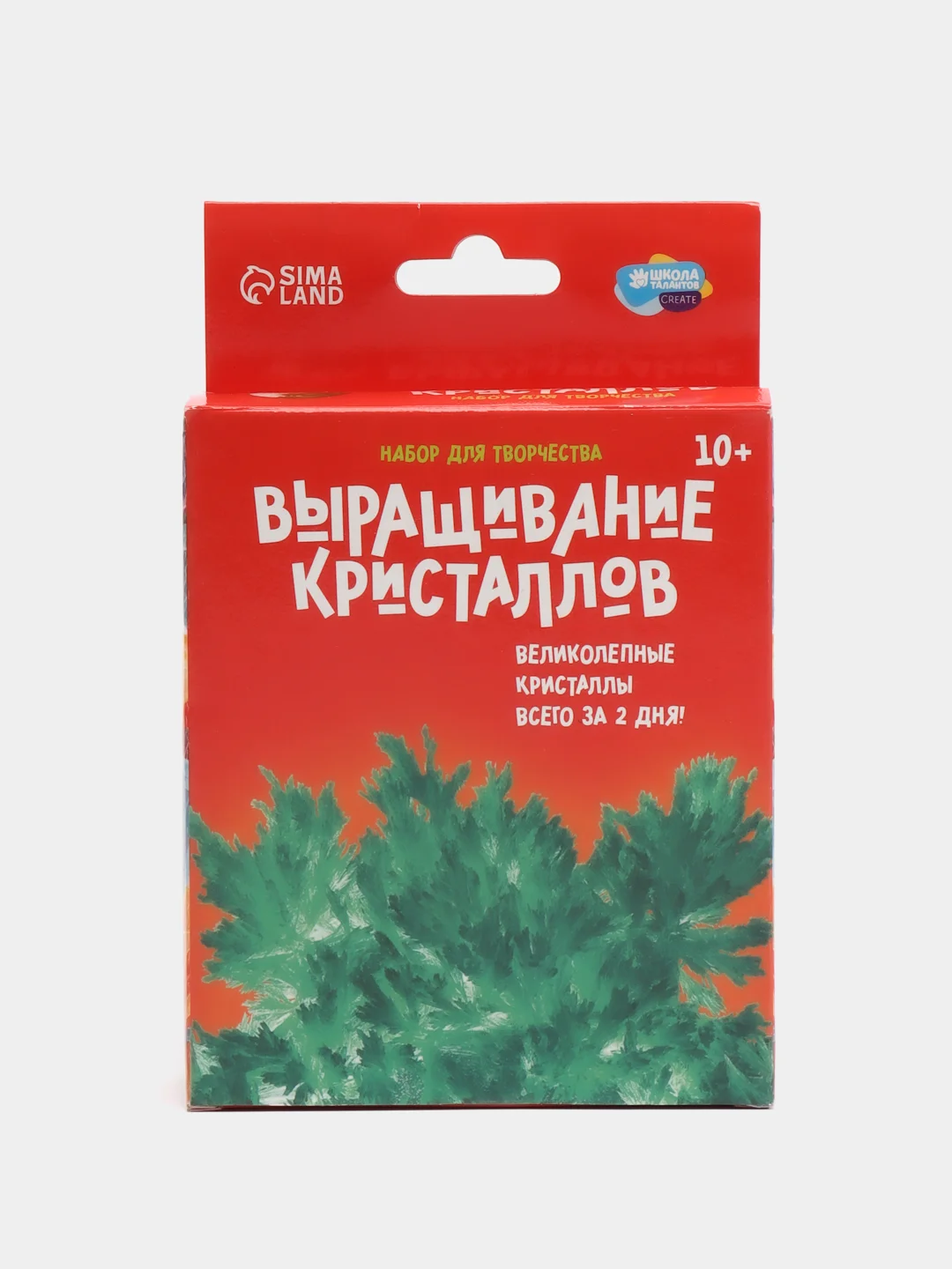 Зеленый набор для творчества Лучистые кристаллы химические эксперименты для детей
