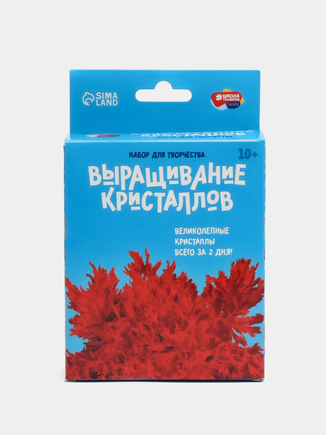 Красный набор для творчества Лучистые кристаллы химические эксперименты для детей