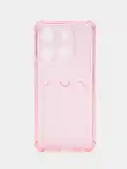 Розовый чехол для Tecno Spark Go 2023 / Pop 7 / infinix Smart 7, прозрачный, силиконовый