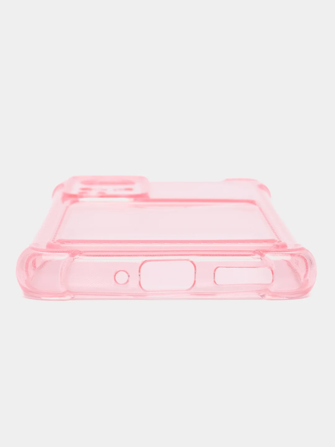 Розовый силиконовый чехол Xiaomi 12/12X/12S (Сяоми 12/12Х/12С), прозрачный