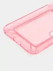 Розовый чехол iPhone 11 15 Pro 14 Max 13 12 Xr Xs 6 7 8 Plus Se с карманом для карт прозрачный