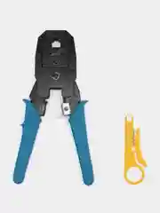 Синий кримпер для обжима витой пары RJ45, RJ11, RJ12, обжимной инструмент RJ 45, обжимные клещи