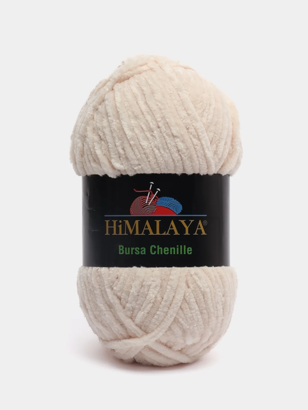 Бежевый плюшевая пряжа Himalaya Bursa Chenille, 100 г, 120 м
