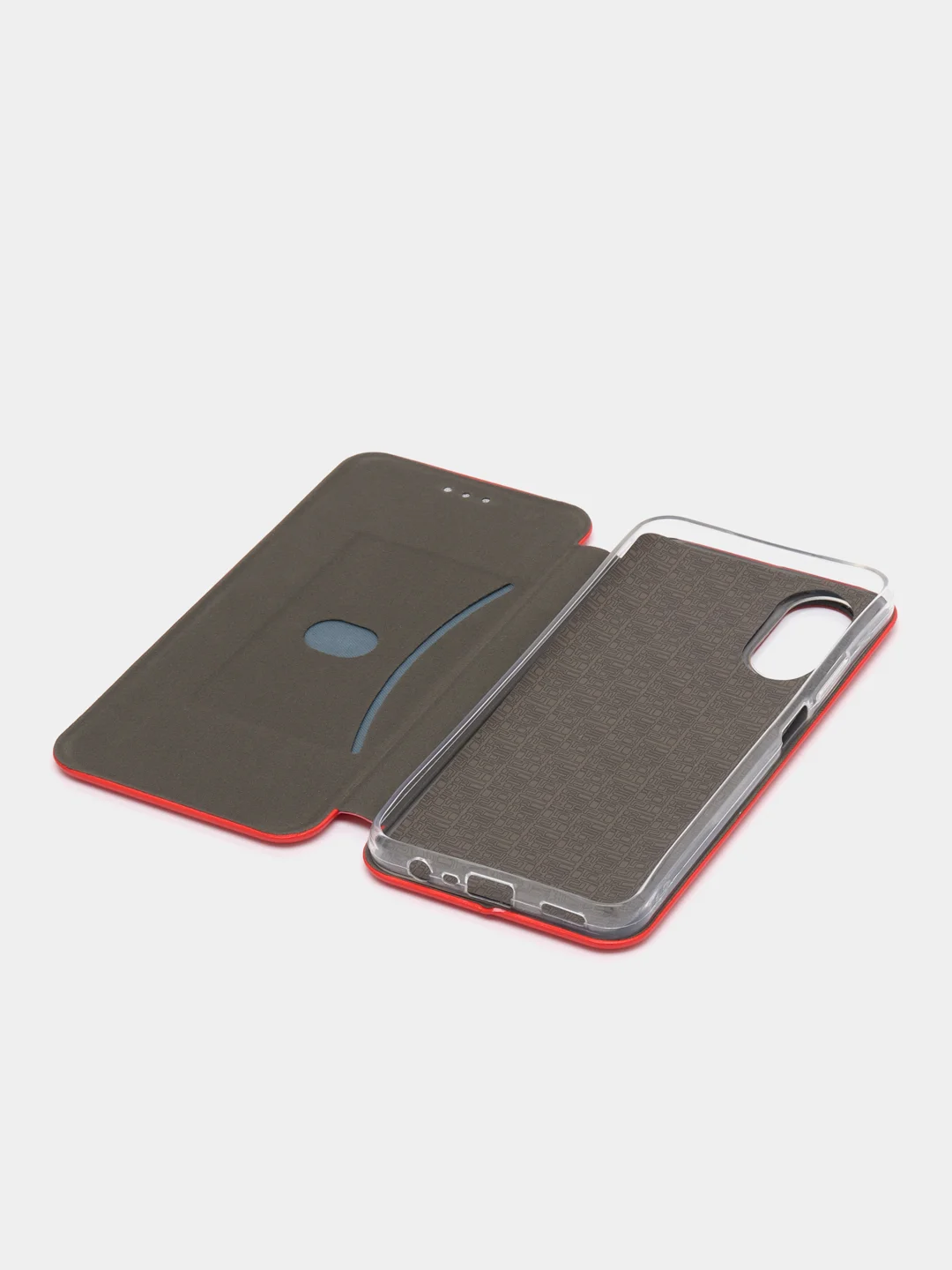 Красный чехол-книжка для Oppo A17 / A17K, Оппо А17, А17К
