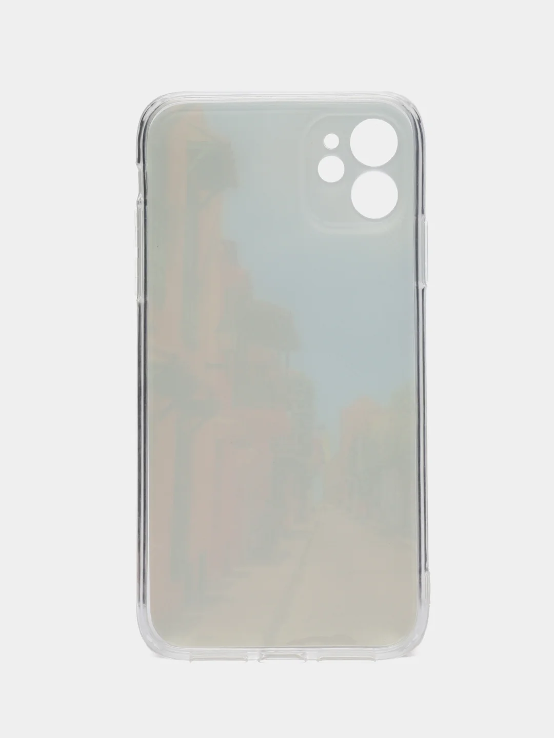 Терракотовый чехол для iPhone 11, с принтом, силиконовый