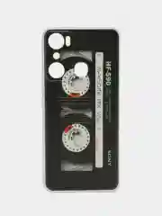 Бирюзовый силиконовый чехол на Infinix HOT 20i / Инфиникс Хот 20i с рисунком, защита камеры