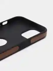 Темно-синий чехол для iPhone 14 / 11 / 12 / 13 Pro Max Plus кожаный на айфон про макс