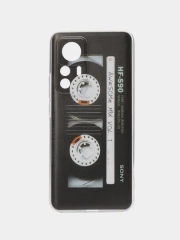 Силиконовый чехол для Xiaomi 12T Pro / Сяоми 12Т Про прозрачный, с рисунком, защита камеры