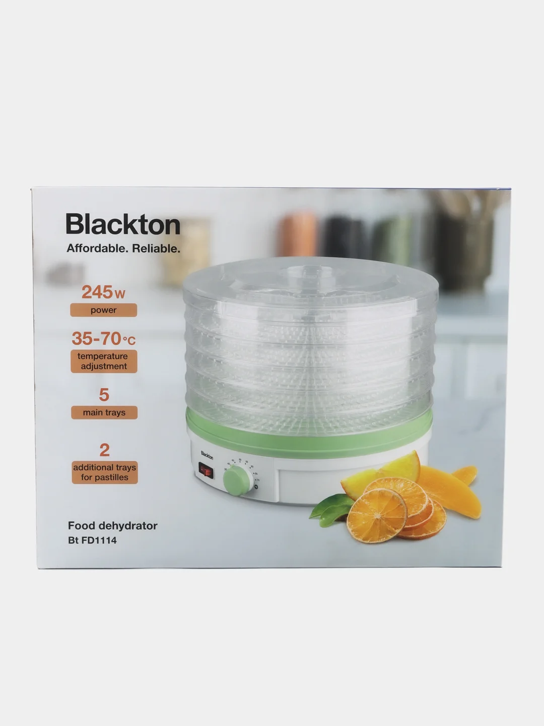 Белый электрическая сушилка Blackton Bt FD1114, дегидратор, 8 режимов