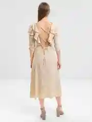 Бежевый платье летнее