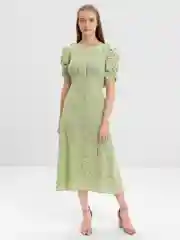 Мятный платье летнее