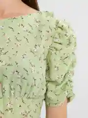 Мятный платье летнее